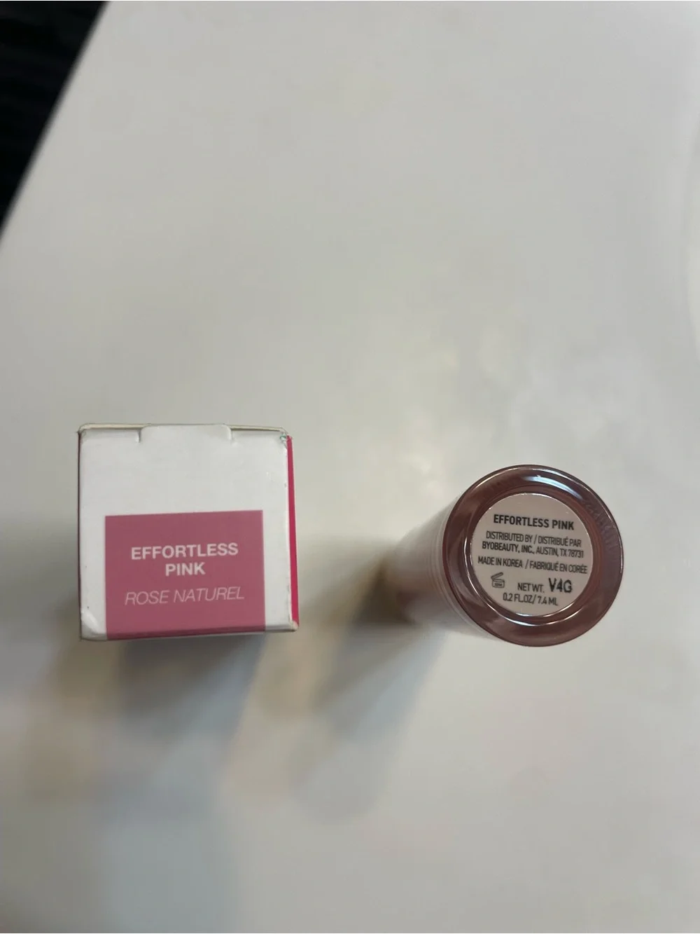 Dibs Glossy Balm Lip Gloss — Effortless Pink - New in box